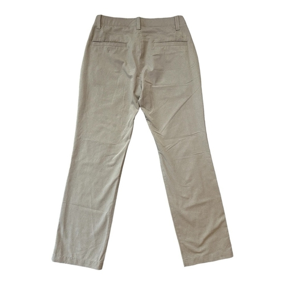 Mens Pants Under Armour Vented Golf Pants Tan Straight Fit Perforated Pants - Picture 6 of 8